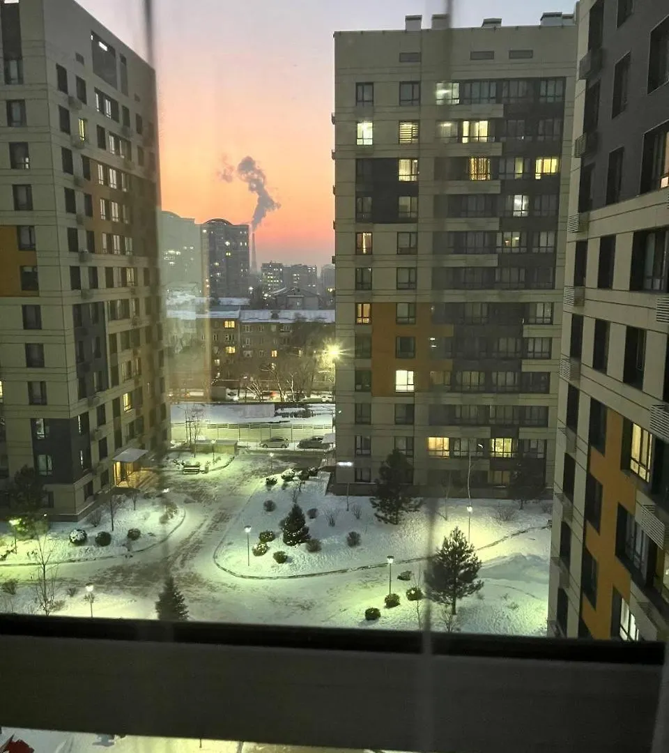 Spacious Apartment On The 7Th Floor With A View Of The Football Field Almaty