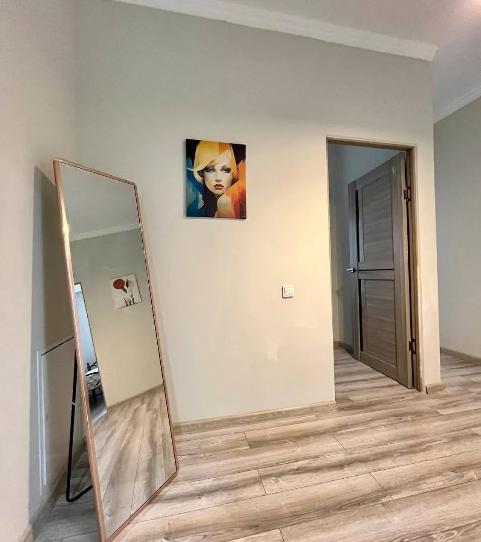 Spacious Apartment On The 7Th Floor With A View Of The Football Field Almaty 0*,